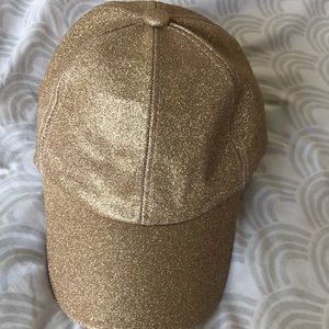 Metallic Gold Hat